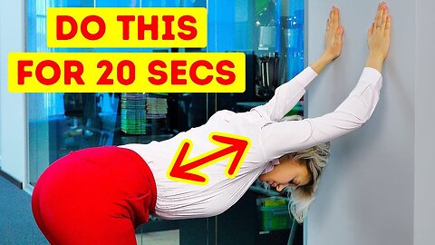 DO THIS FOR 20 SECONDS, AND SAY GOODBYE TO BACK PAIN