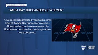 Bucs release statement after reports say Antonio Brown used fake COVID-19 vaccine card