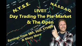 LIVE DAY TRADING | Trading Premarket and the Open | NYSE - NASDAQ |