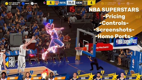 NBA Superstars - Pricing, Controls, Screenshots, and talking Home Ports