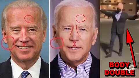 One of Joe Biden's Body Doubles Caught and Called-Out in a Parking Lot following Speech 🎭