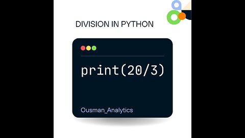 HOW TO DIVIDE INTEGERS AND VARIABLES IN PYTHON