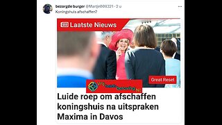 De verklaringen van koningin Maxima sluiten aan bij de zorgen over 'Great Reset'.