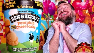 Ben & Jerry's Pumpkin Cheesecake (Limited Batch) Ice Cream | Happy Thanksgiving!