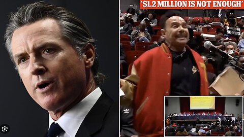 California governor Gavin Newsom does NOT endorse $1.2 million reparations checks,