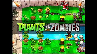 Plants vs Zombies - Adventure Day Level 1-1