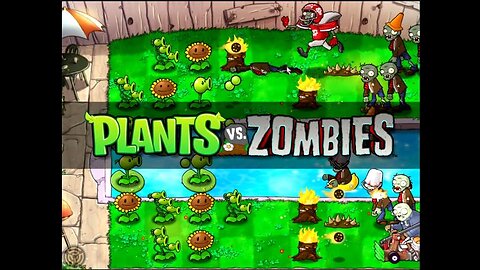 Plants vs Zombies - Adventure Day Level 1-1