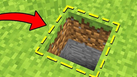 NEVER DIG DOWN IN MINECRAFT... ⚠️🚫