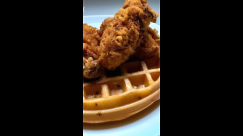 Delicious Chicken Fried Waffle Recipe | Crispy and Savory Breakfast Delight