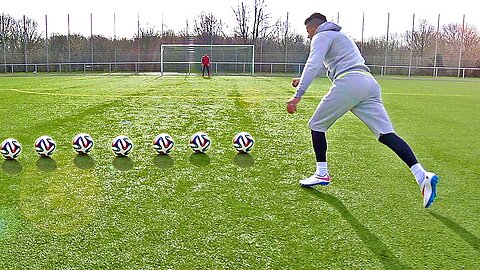 How to shoot a soccer ball with power