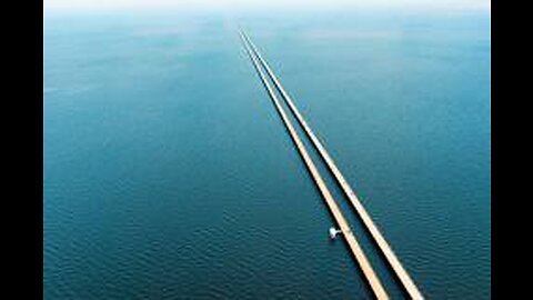 Crossing the Lake Pontchartrain Causeway Northbound