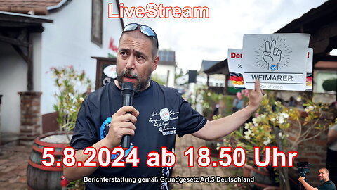 Live Stream on 5.8.2024 from WEIMAR