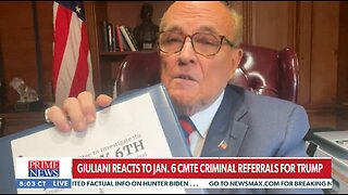 Rudy Giuliani Unloads On J6 Disgraceful Criminal Referrals