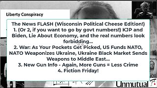 Liberty Conspiracy LIVE 7-5-24! Biden Lies in Wis, Economy Dark, As NATO Hands Ukraine $, GUNS!