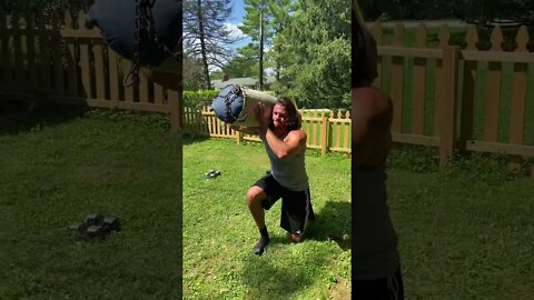 Heavy bag lunges