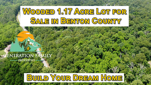 Wooded 1.17 Acre Lot for Sale in Benton County, Arkansas –Utilities Available! Build Your Dream Home