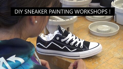 DIY Sneaker Painting Workshops Teaser Ad