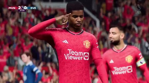 Manchester United vs Everton - EAFC 24 Gameplay