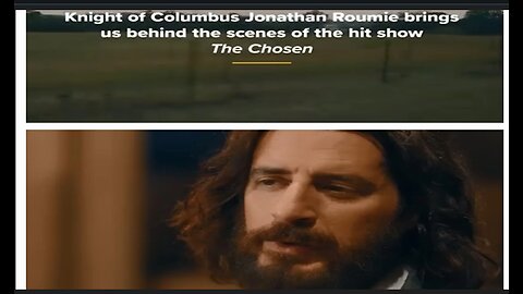 Jonathan Roumie Knight of Colombus about the Chosen and how his faith "married" with his career