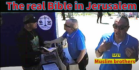 The real Bible in Jerusalem.