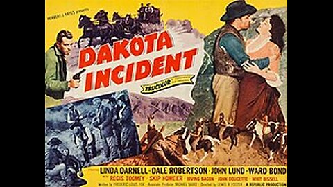 Dakota Incident 1956 Full Free Western with Linda Darnell & Dale Robertson