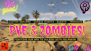 PVE Zombies in Rust Ep 1 PVE Co-op training