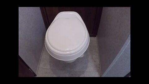 RV Dometic 320 toilet install