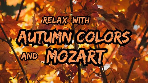 Relax with Mozart and Fall colors