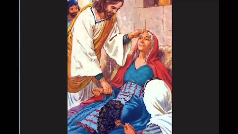 Matthew 8:14-15 “He heals a woman?”