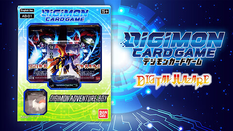 Opening A Digimon Card Game Adventure Box! -Digital Hazard-