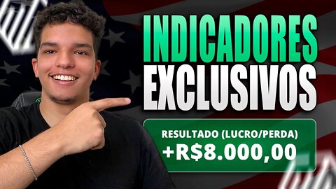 [COMPLETO] +R$8000 em Opções Binárias usando 2 Indicadores GRINGOS (Estratégia 3x1) | QUOTEX