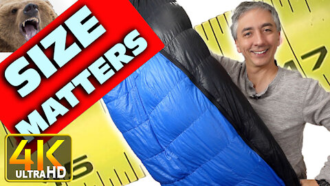 How to Get The Correct Sleeping Bag Fit BEGINNER (4k UHD)