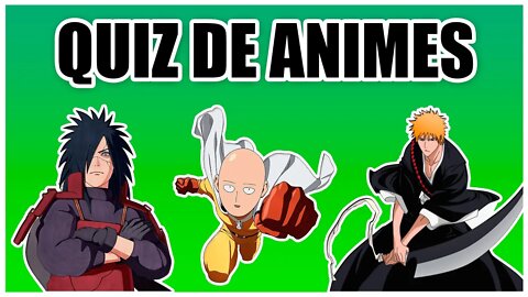 QUIZ DE ANIMES - 20 PERGUNTAS PARA TESTAR SE VOCÊ ENTENDE DE ANIMES - PARTE 2