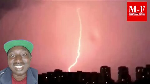 Don't watch if you're sick: Scary night in the Gaza Strip! Storm and lightning