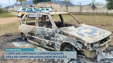 Exame de DNA: Corpo Encontrado Carbonizado em Área de Campo Aguarda Identificação.