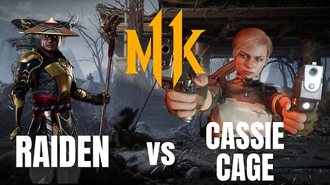 Raiden vs Cassie Cage - MK11 Electrifying Battle of Thunder and Tech