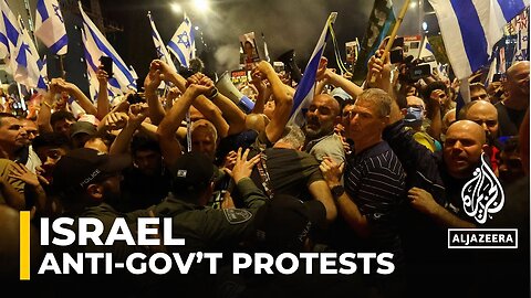 Tens of thousands of Israelis take part in anti-gov't protests