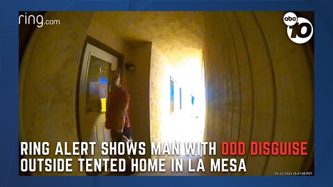 'Tiger head' bandit breaks into tented home in La Mesa