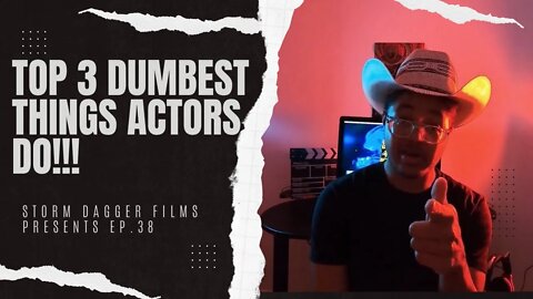 TOP 3 DUMBEST Things Actors Do On Backstage!!!