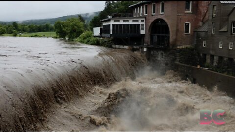 Vermont records 1st flood-related death as residents brace for more rain