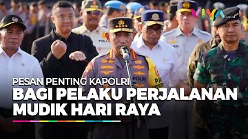 Penjelasan Kapolri soal Kebijakan Strategi Lalu Lintas Arus Mudik