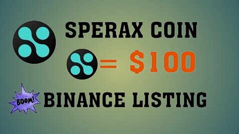 Sperax SPA Coin Price Prediction || $100 Earning Proof || Binance Listing Soon