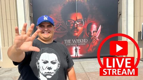 🔴 Halloween Horror Nights Universal Studios Hollywood Livestream - All The Houses, Scares & Scares