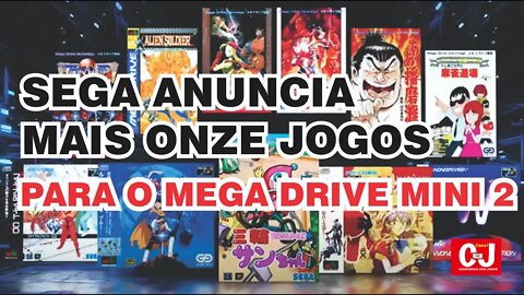 SEGA anuncia mais onze jogos para o Mega Drive Mini 2