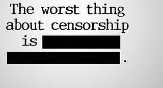 Censorship, Is the key. FREE SPEECH!!! Free speech must stand.