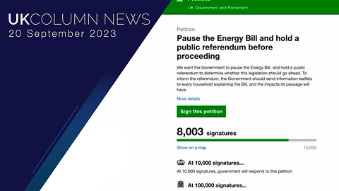 Net Zero: First Election Casualty - UK Column News