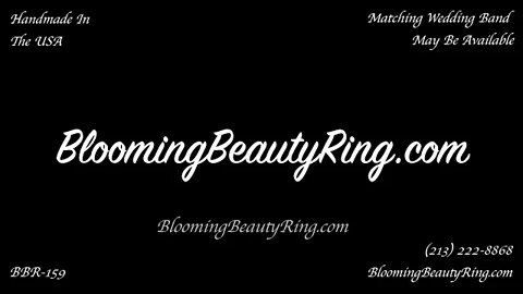 BBR-159 Engagement Ring By BloomingBeautyRing.com