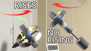 🔬#MESExperiments 10: Gyroscopes on a String Can Rise But Not if Sufficient Counterweight is Added