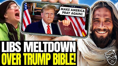 Trump Endorses Bible, Then Performs Exorcism On Seething Libs With Salty Holy Water | Ya Need Jesus!