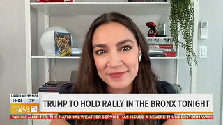 AOC Preps Bronx Voters For Tonight's Trump Rally With An Amazing Gas Price Warning